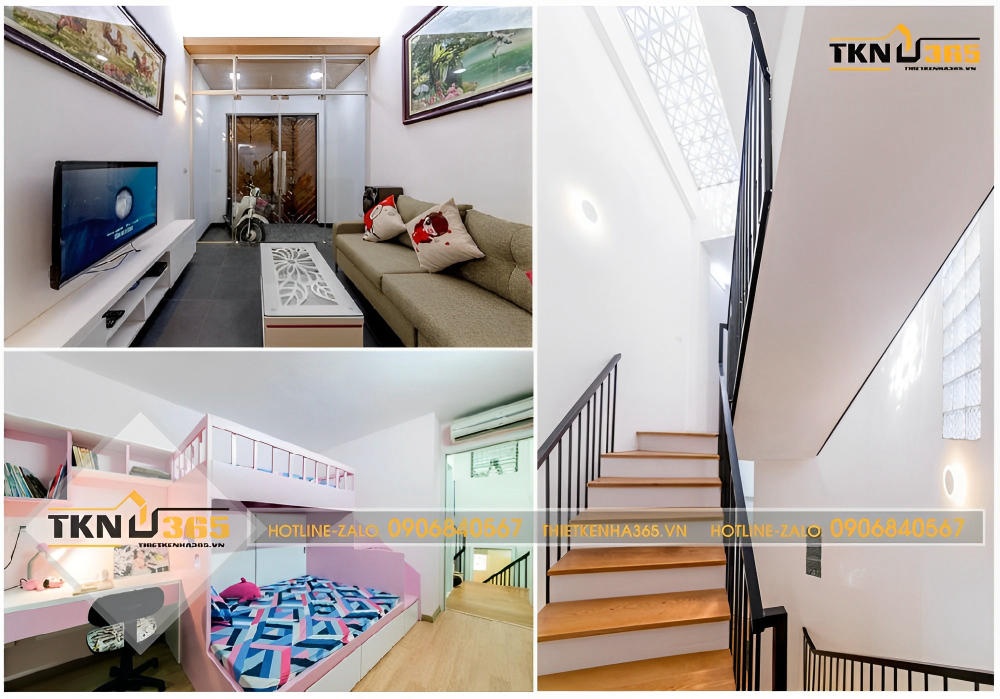 Nhà 35m2 hai tầng có hai phòng ngủ