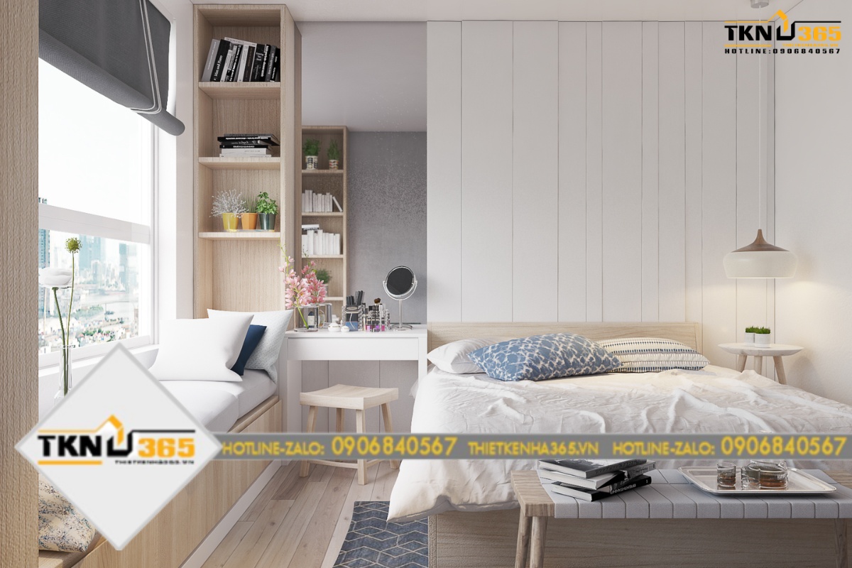 Phòng ngủ mẫu nhà 5x16m
