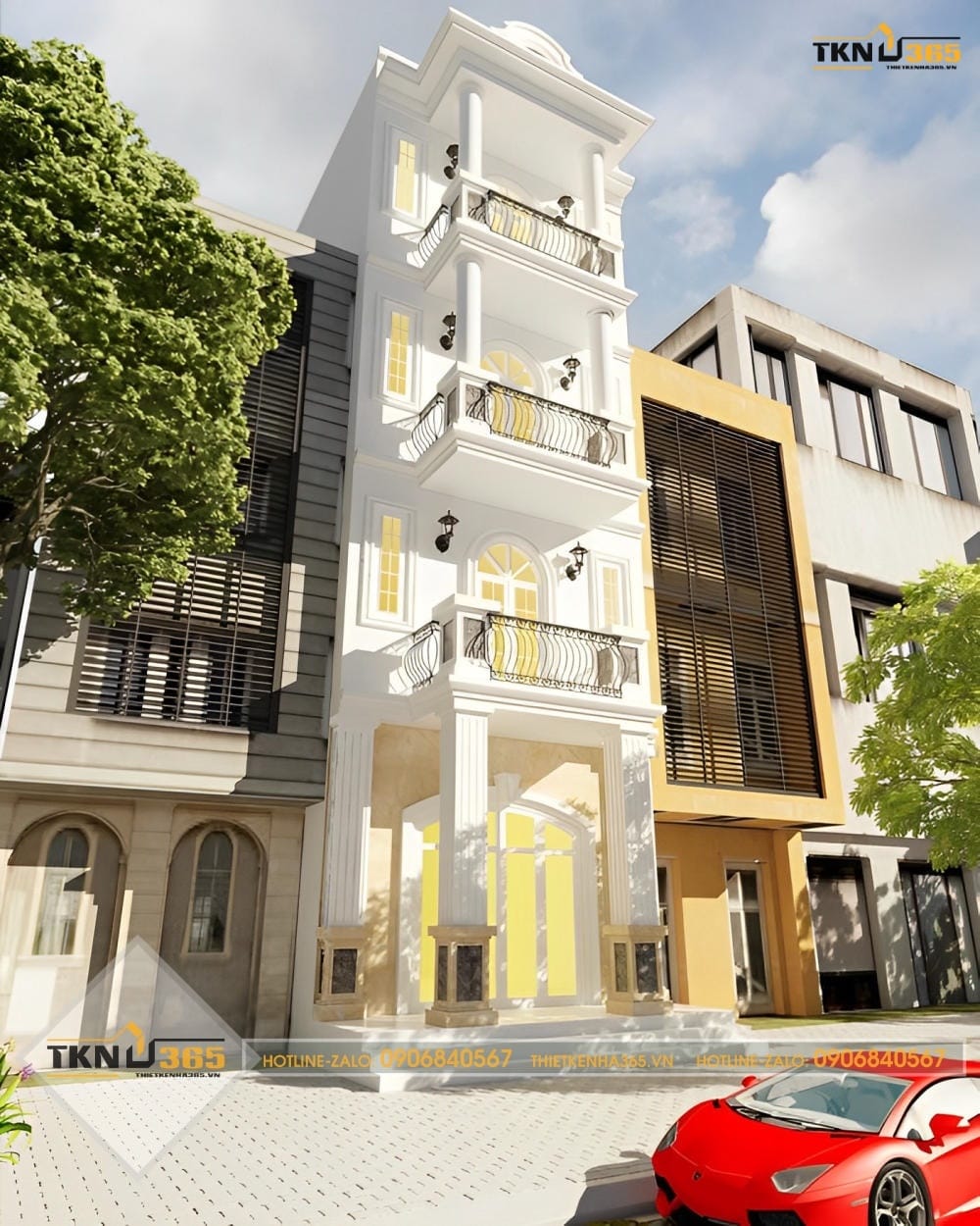 Thiết kế nhà mặt phố kết hợp kinh doanh cần có tính thẩm mỹ cao