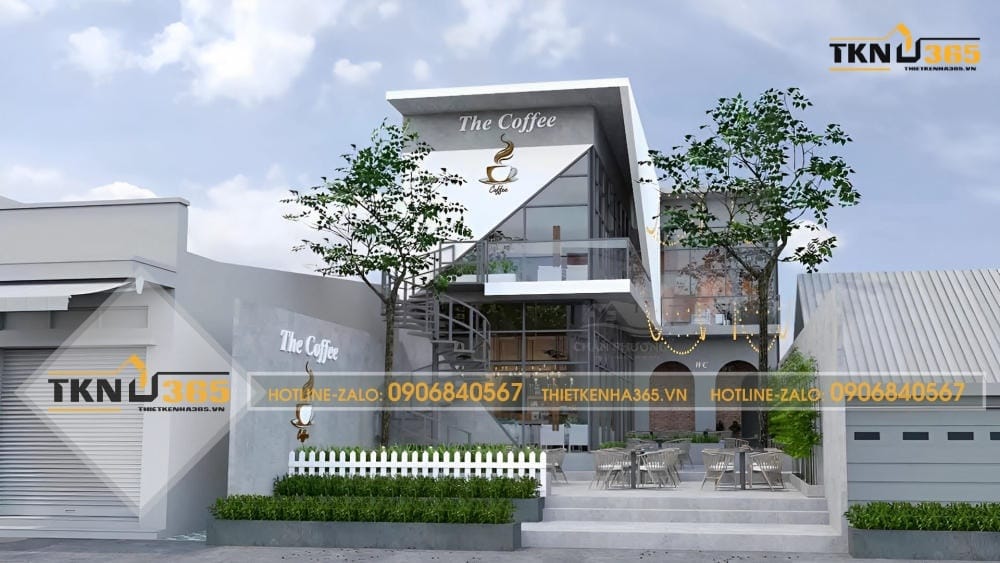 thiết kế nhà mặt phố kinh doanh