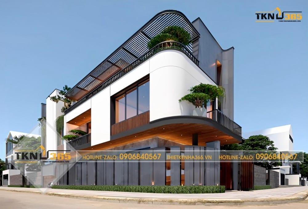 thiết kế nhà mặt phố kinh doanh