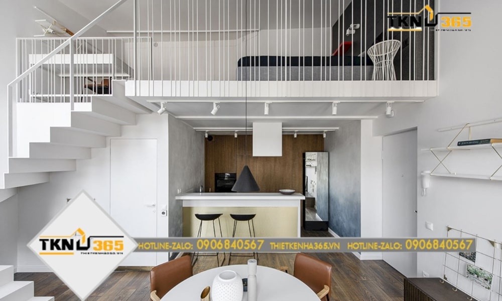 Thiết kế nhà 15m2 2 tầng tiện nghi