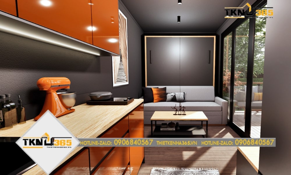 Nhà 15m2 đẹp cuốn hút bởi cách phối hợp màu sắc cực tài tình