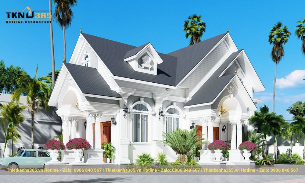 Nhà cấp 4 mái thái 650 triệu