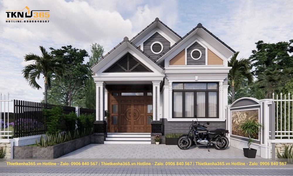 mẫu nhà mái thái đẹp