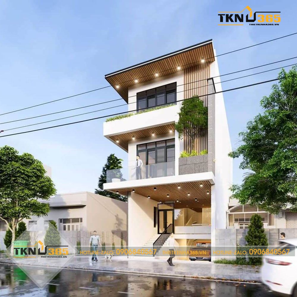 Mẫu nhà có tầng hầm chìm