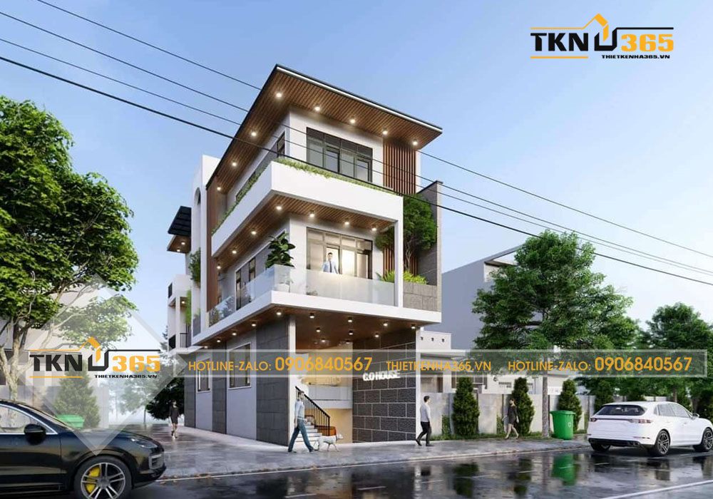 Mẫu nhà có tầng hầm chìm