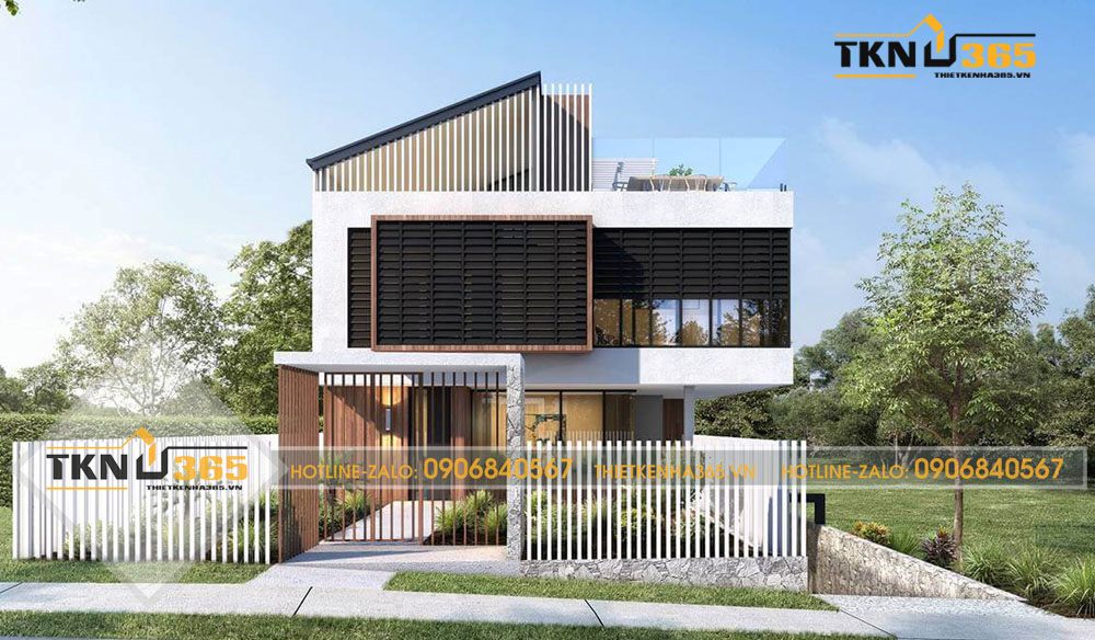 Mẫu nhà có tầng hầm chìm