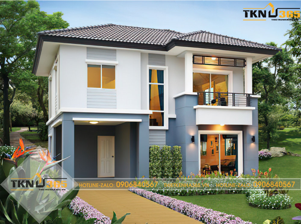  nhà đẹp hình vuông 8x8 