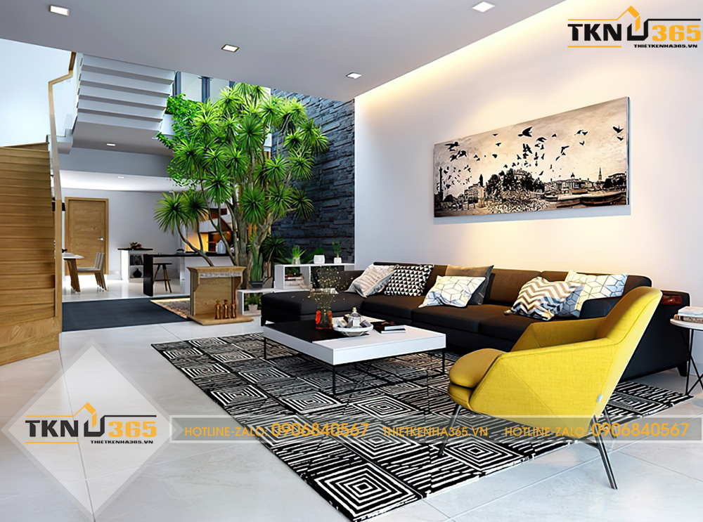  nhà đẹp hình vuông 8x8 