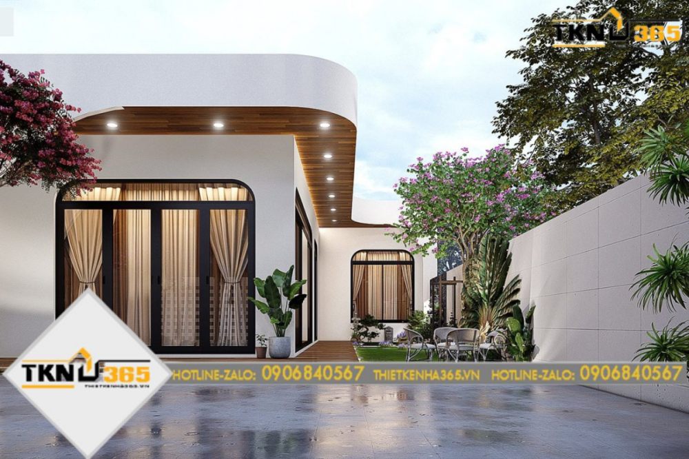 nhà cấp 4 mái bằng 