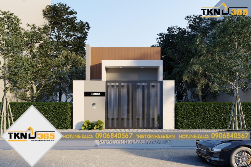 nhà cấp 4 mái bằng 