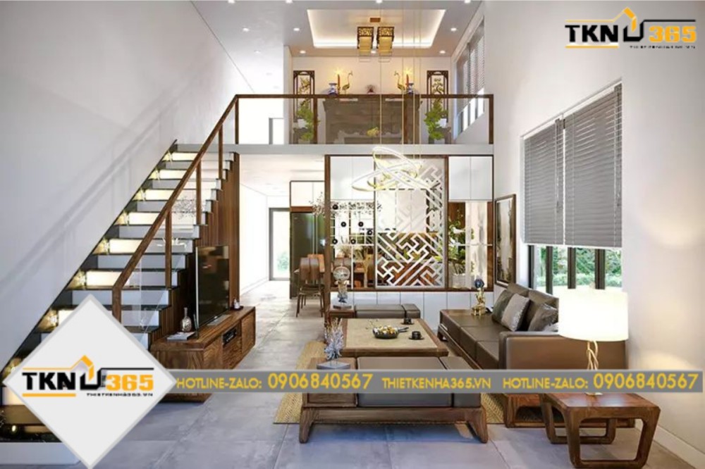 nhà cấp 4 gác lửng