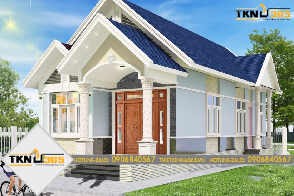 nhà cấp 4 mái thái