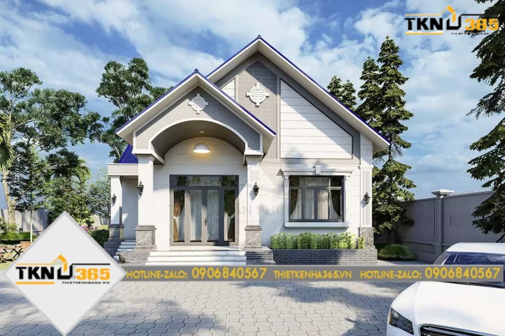 nhà cấp 4 mái thái