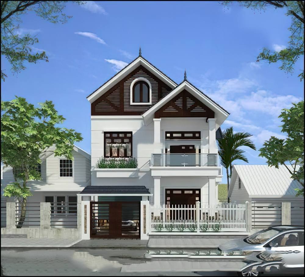 nhà đẹp hình vuông 8x8