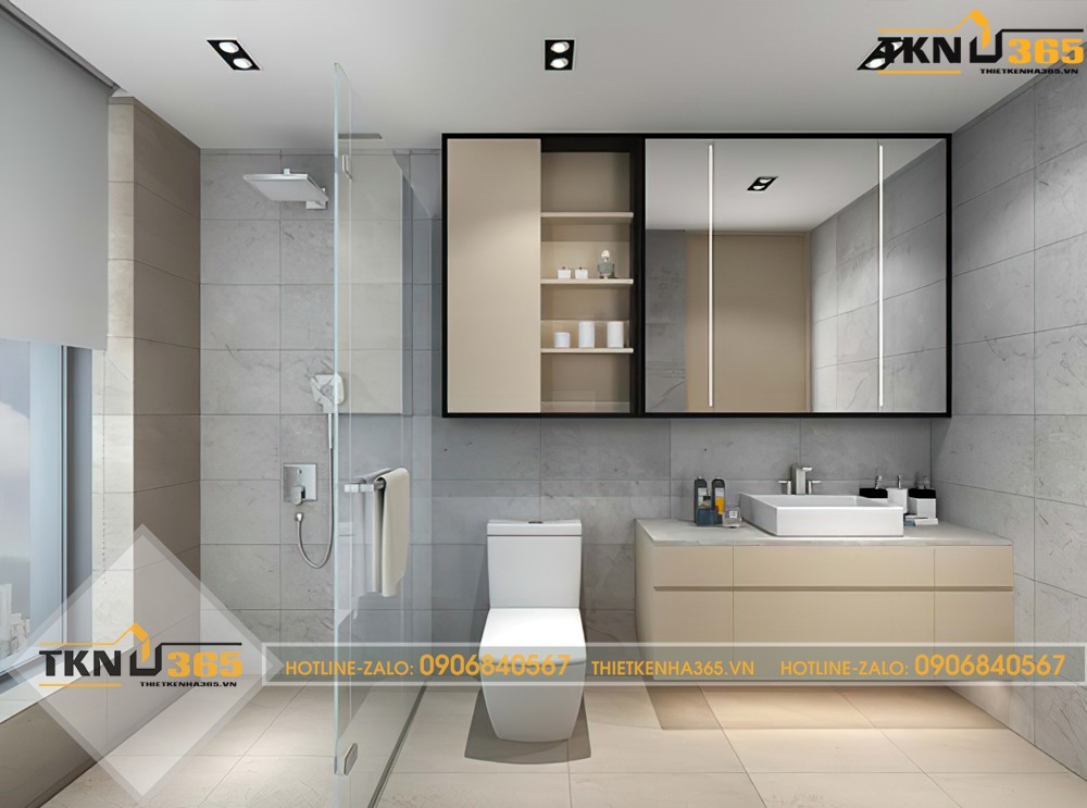 nhà lệch tầng 5x15 