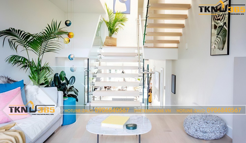 nhà lệch tầng 5x15 