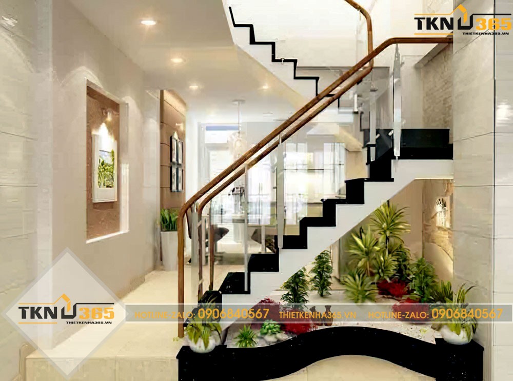 nhà lệch tầng 5×20