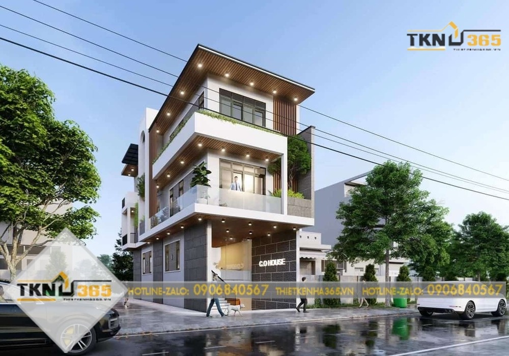 Thiết kế nhà có tầng hầm 5x20