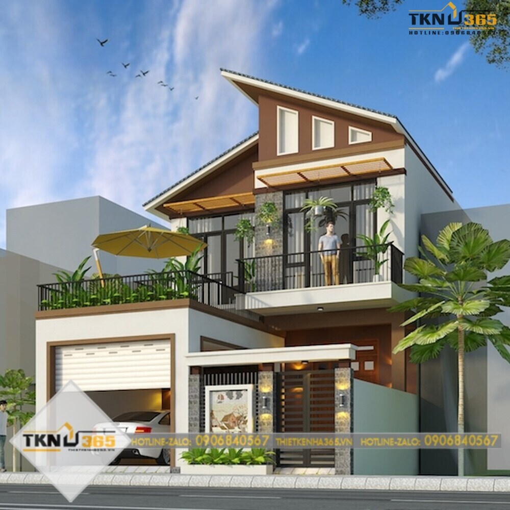 Thiết kế nhà có tầng hầm 5x20