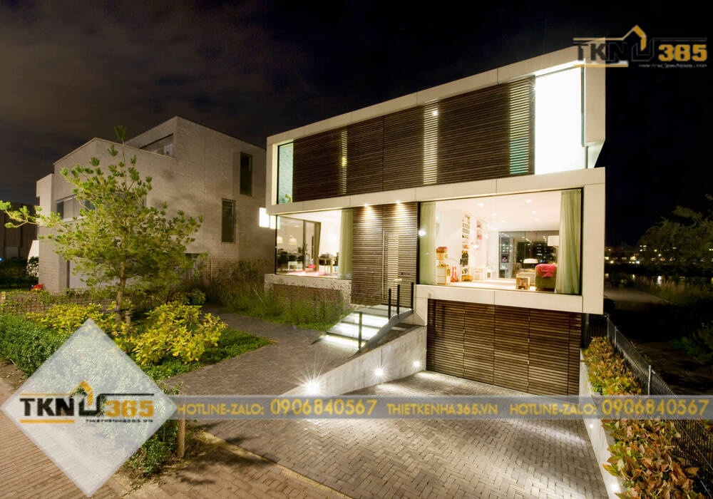 Thiết kế nhà có tầng hầm 5x20