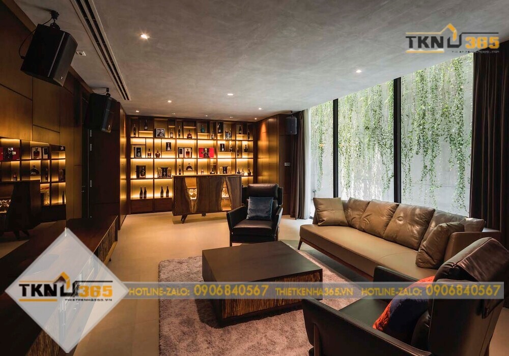 Thiết kế nhà có tầng hầm 5x20