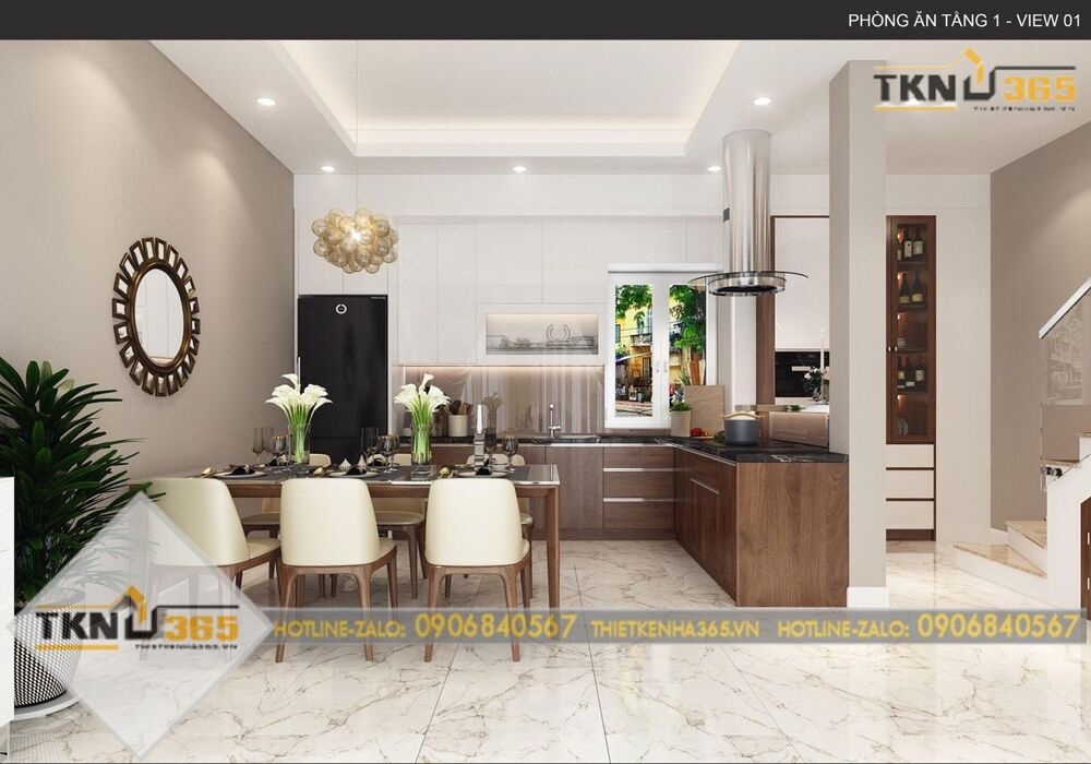 Thiết kế nhà có tầng hầm 5x20