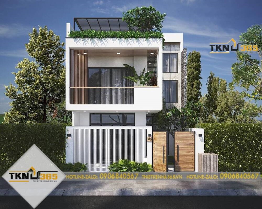 thiết kế nhà mặt tiền 8m sâu 5m