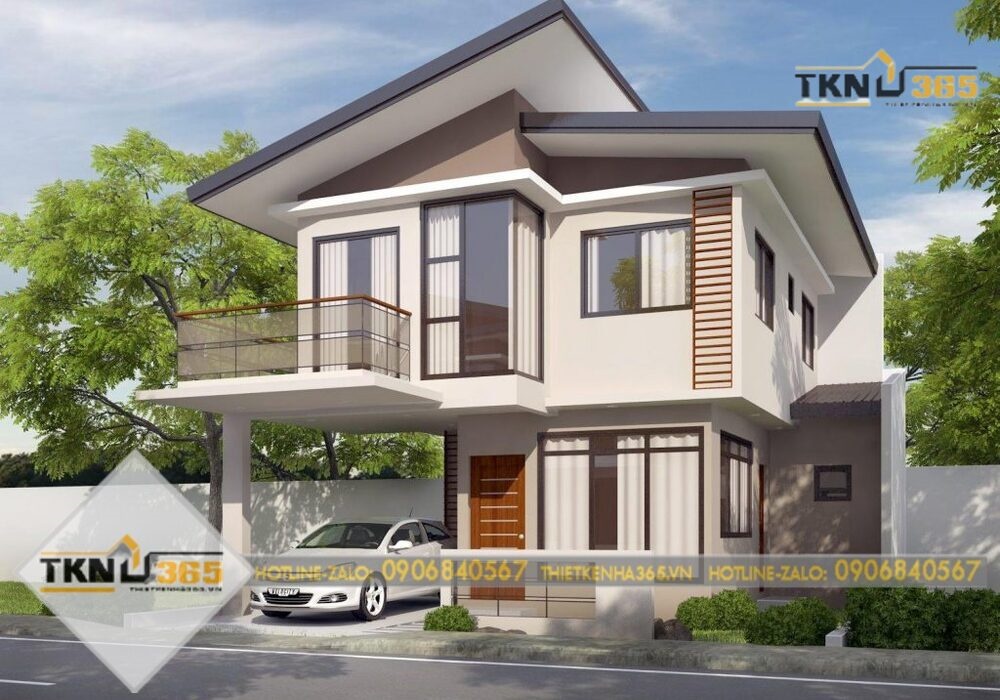 Thiết kế nhà ngang 6m dài 10m