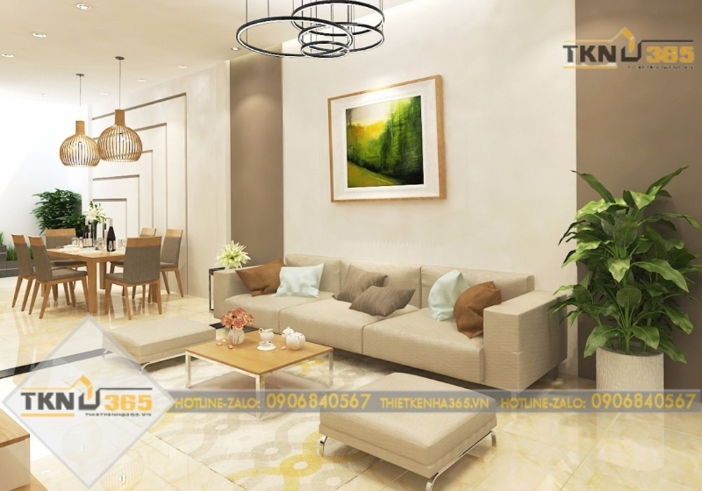 Thiết kế nhà ngang 6m dài 15m