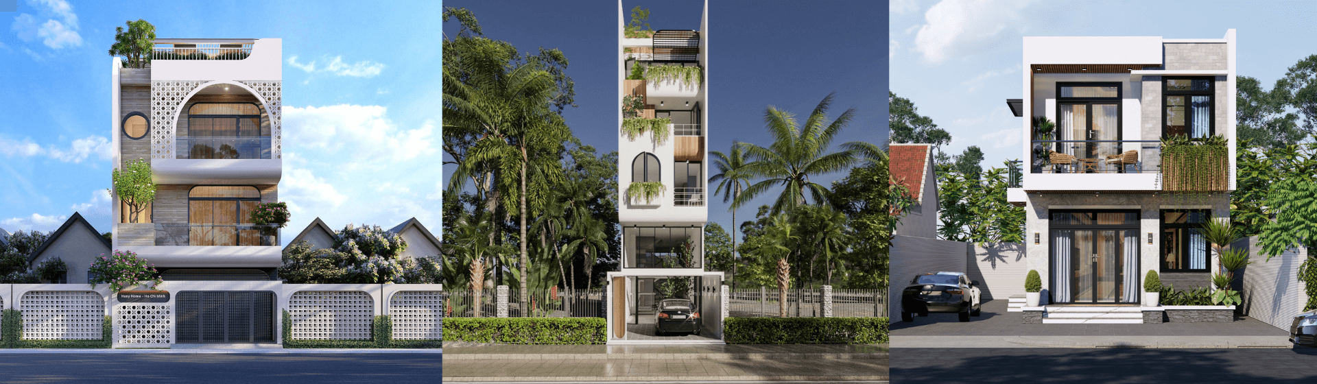 thiết kế nhà phố hiện đại