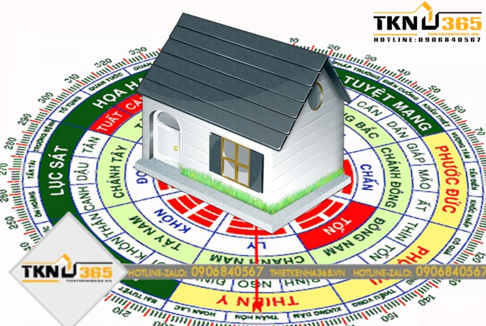 Phong thuỷ khi xây nhà vuông 10x10