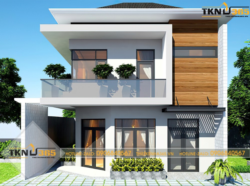 thiết kế nhà vuông