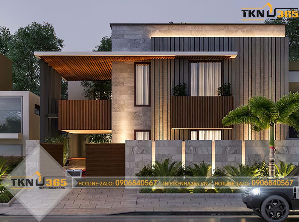 thiết kế nhà vuông