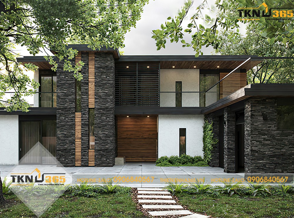 thiết kế nhà vuông