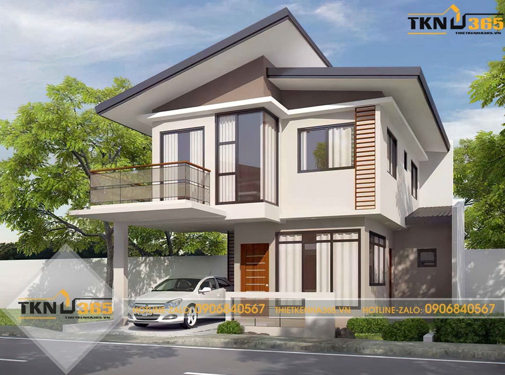 thiết kế nhà vuông