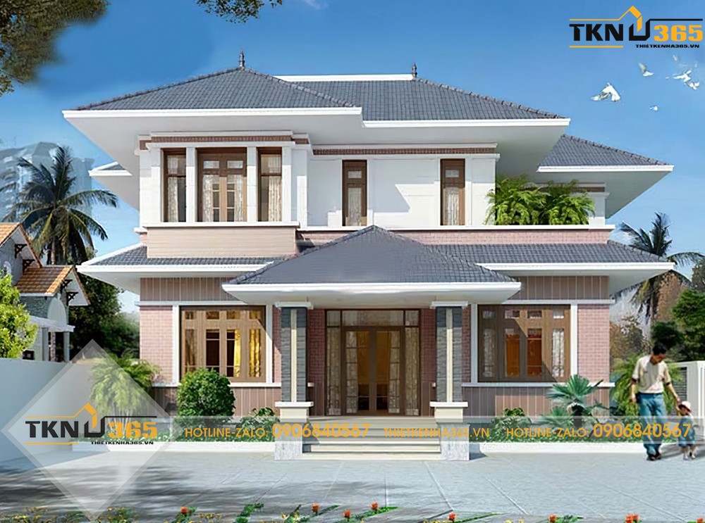 thiết kế nhà vuông