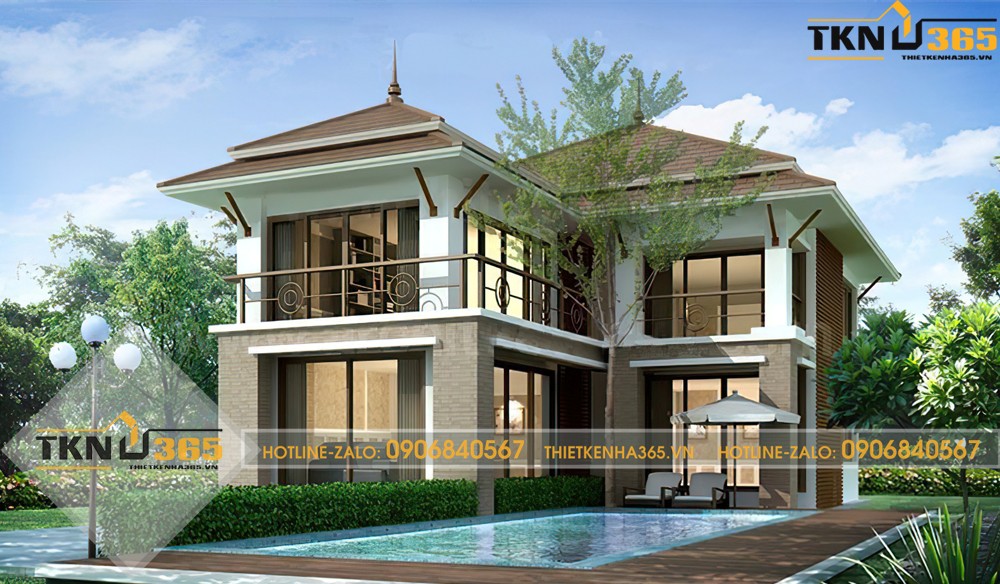 thiết kế nhà vuông