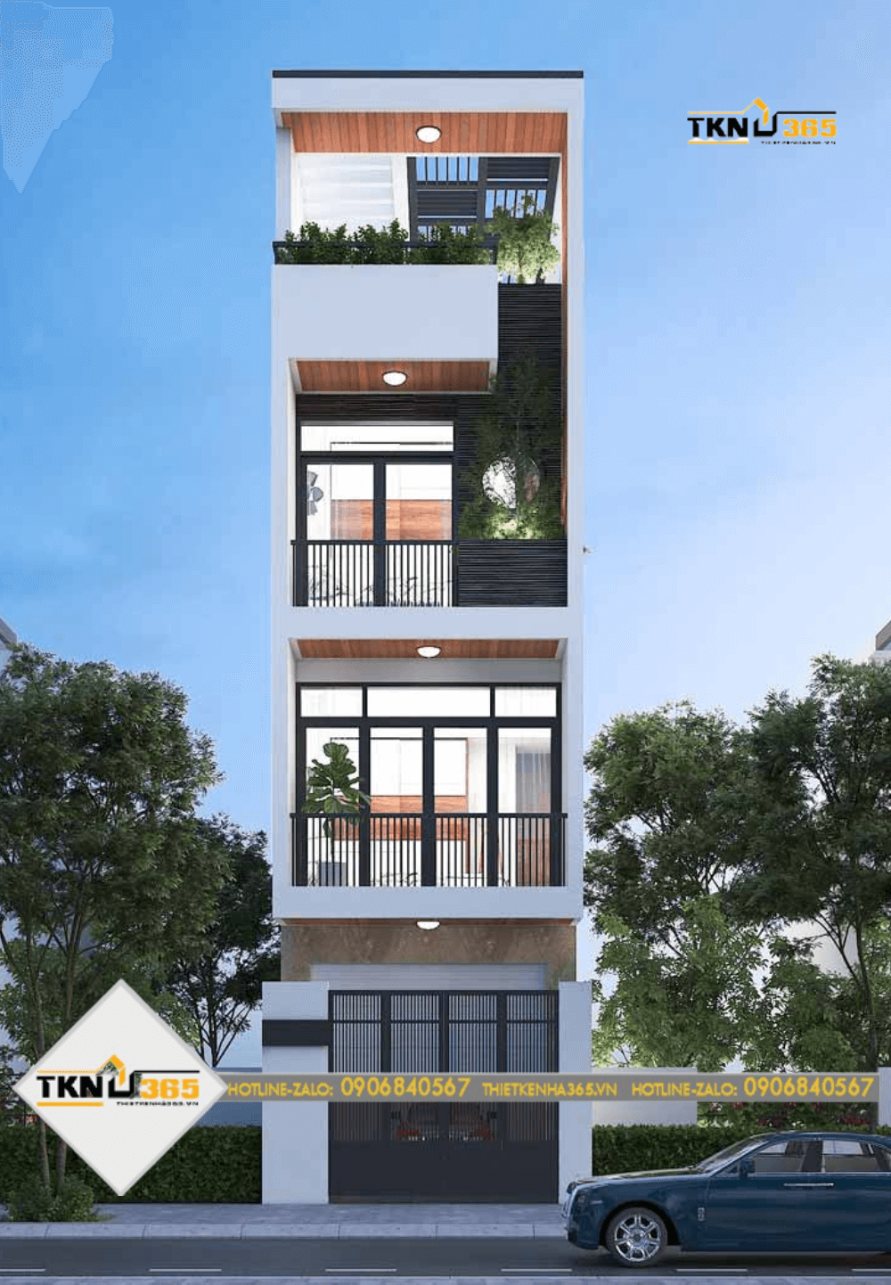 Mặt tiền mặt tiền nhà rộng 7m 4 tầng