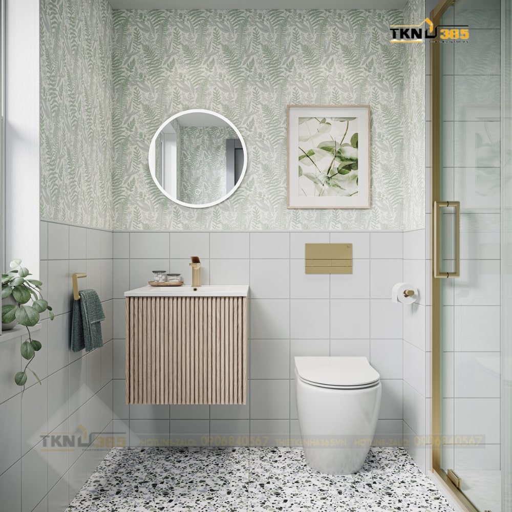 Đồ nội thất tre nứa, bức tranh nghệ thuật và đồ trang trí như chậu cây đều tạo nên một không gian nhẹ nhàng, thoải mái