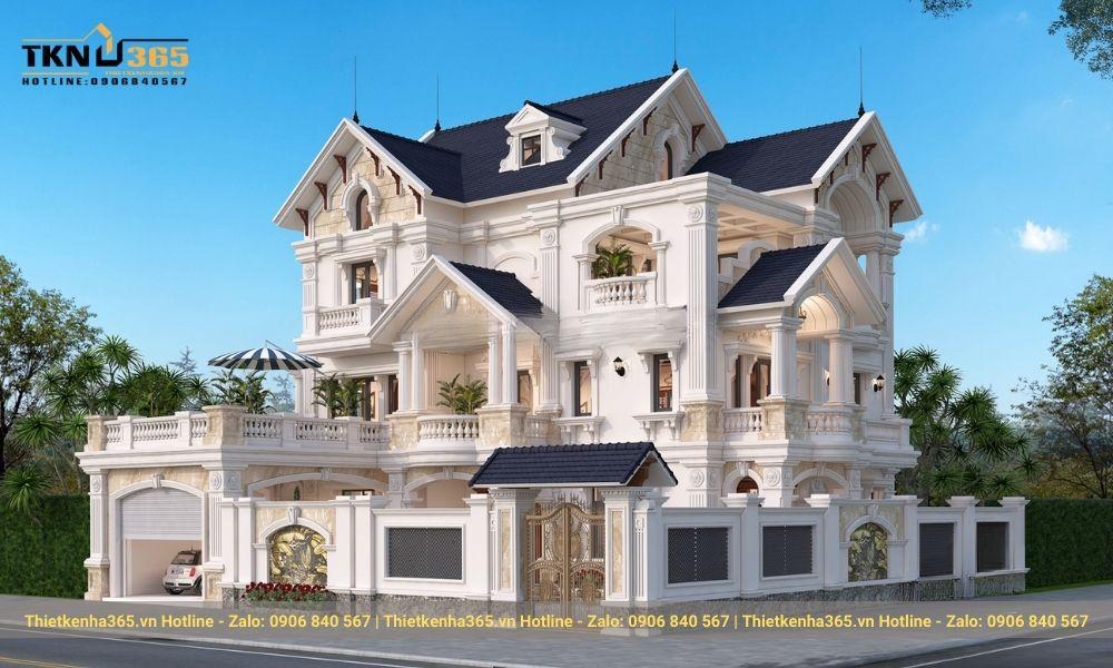 Biệt thự cổ điển 2 mặt tiền