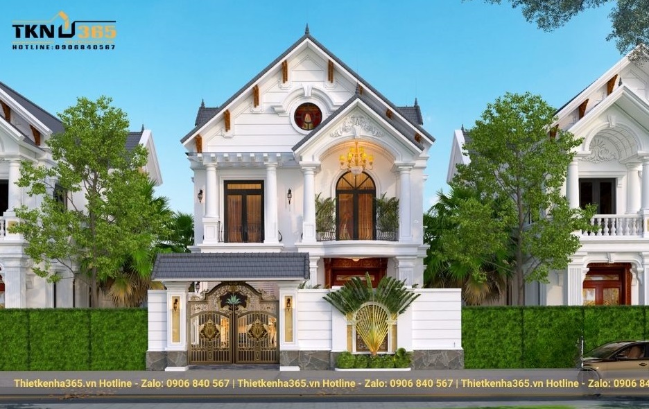 Biệt thự cổ điển mái thái