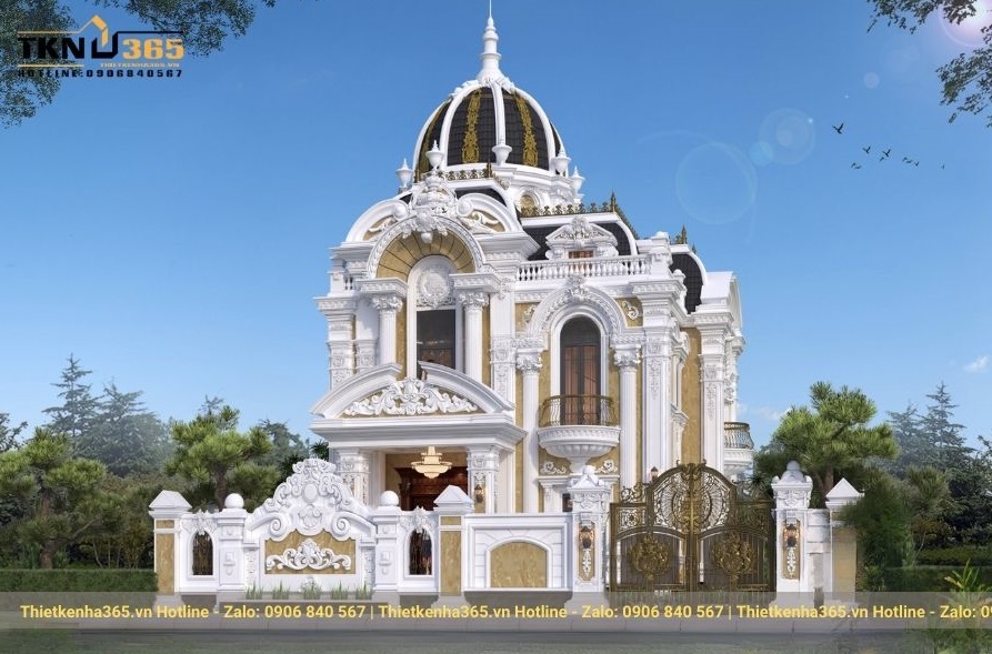 Biệt thự lâu đài kiểu pháp