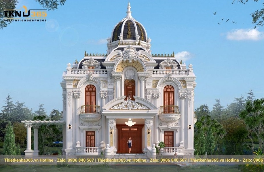 Biệt thự lâu đài kiểu pháp