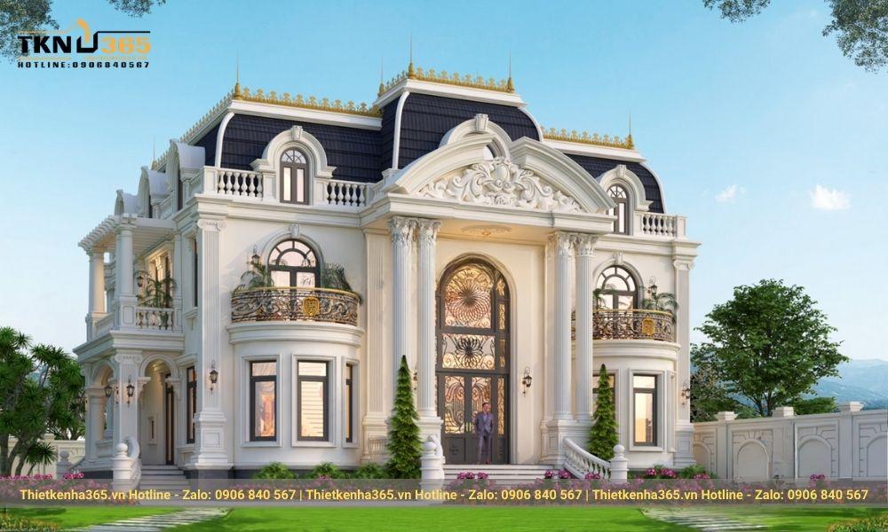 biệt thự cổ điển kiểu Pháp