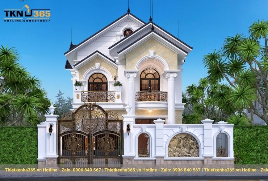 Mẫu biệt thự phố cổ điển