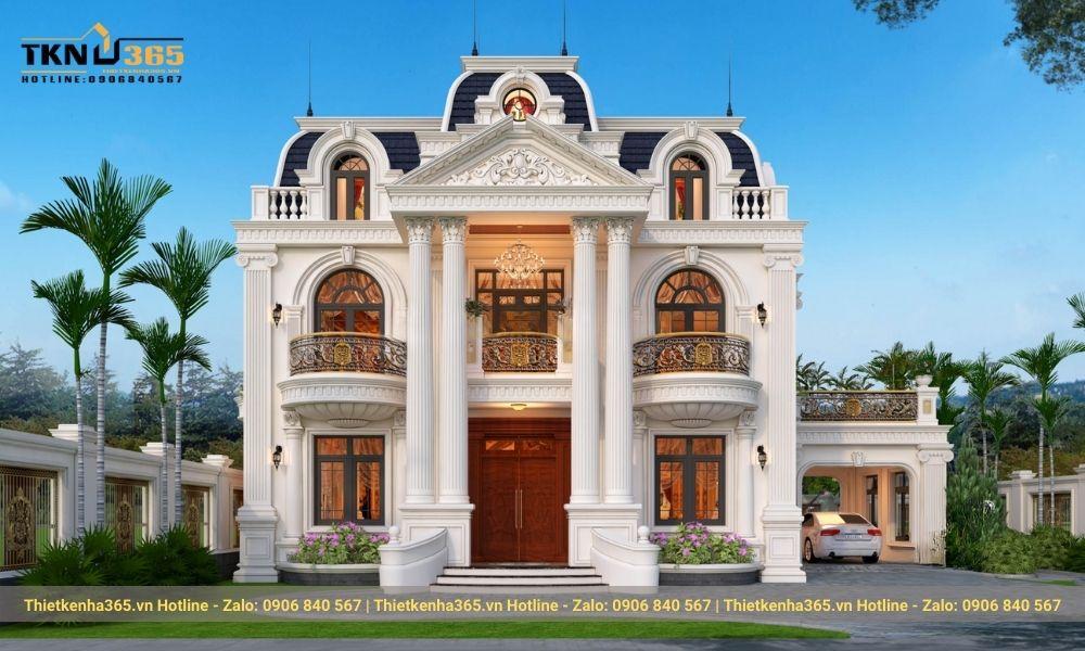 Mẫu biệt thự phố cổ điển