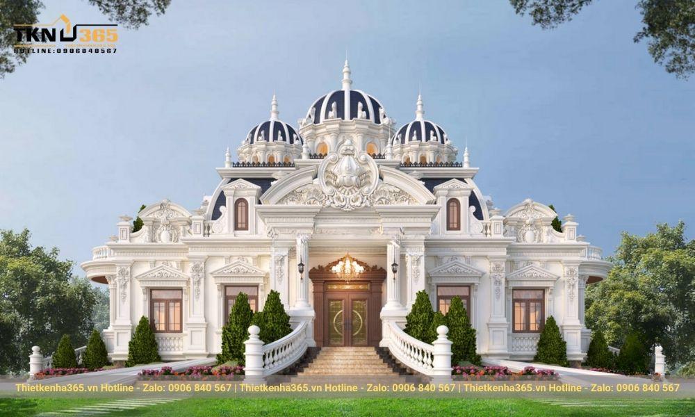 Mẫu biệt thự cổ điển sân vườn