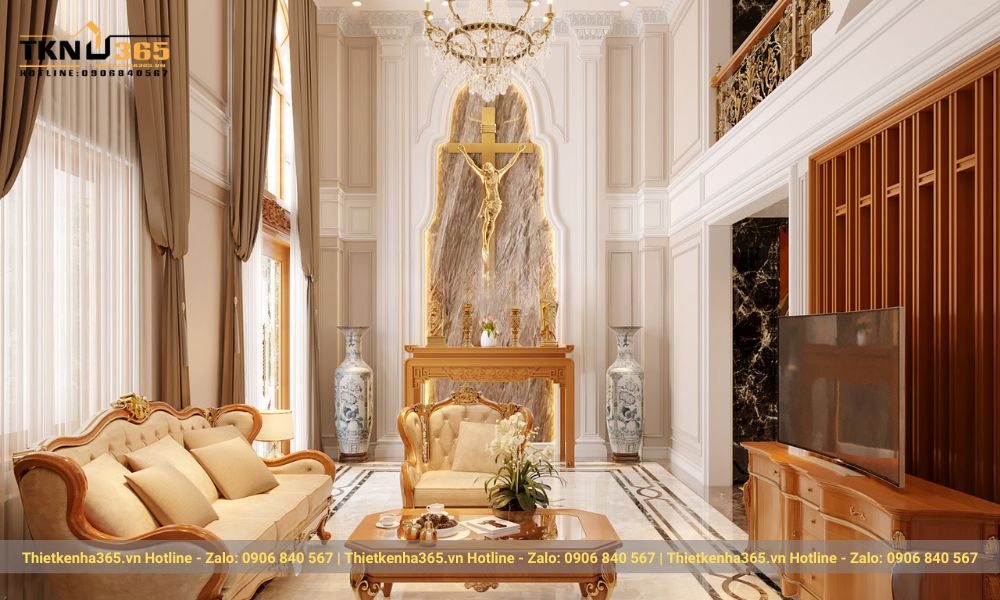 lưu ý khi thiết biệt thự cổ điển